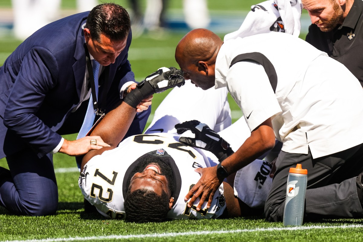 New Orleans Saints offensive tackle Terron Armstead (72)